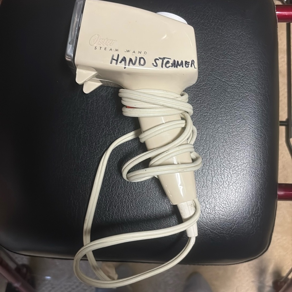 Vintage hand steamer